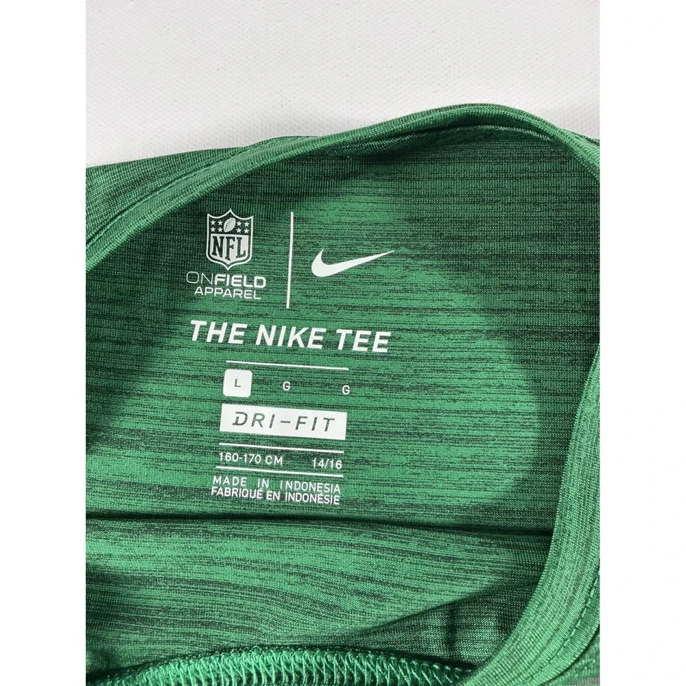 Nike Youth New York Jets Sideline Velocity Dri-FIT Shirt Green Size L